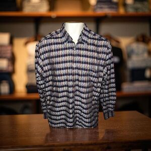 Vintage 1994 Jhane Barnes Menswear Long Sleeve Designer Shirt Mens Size M #36